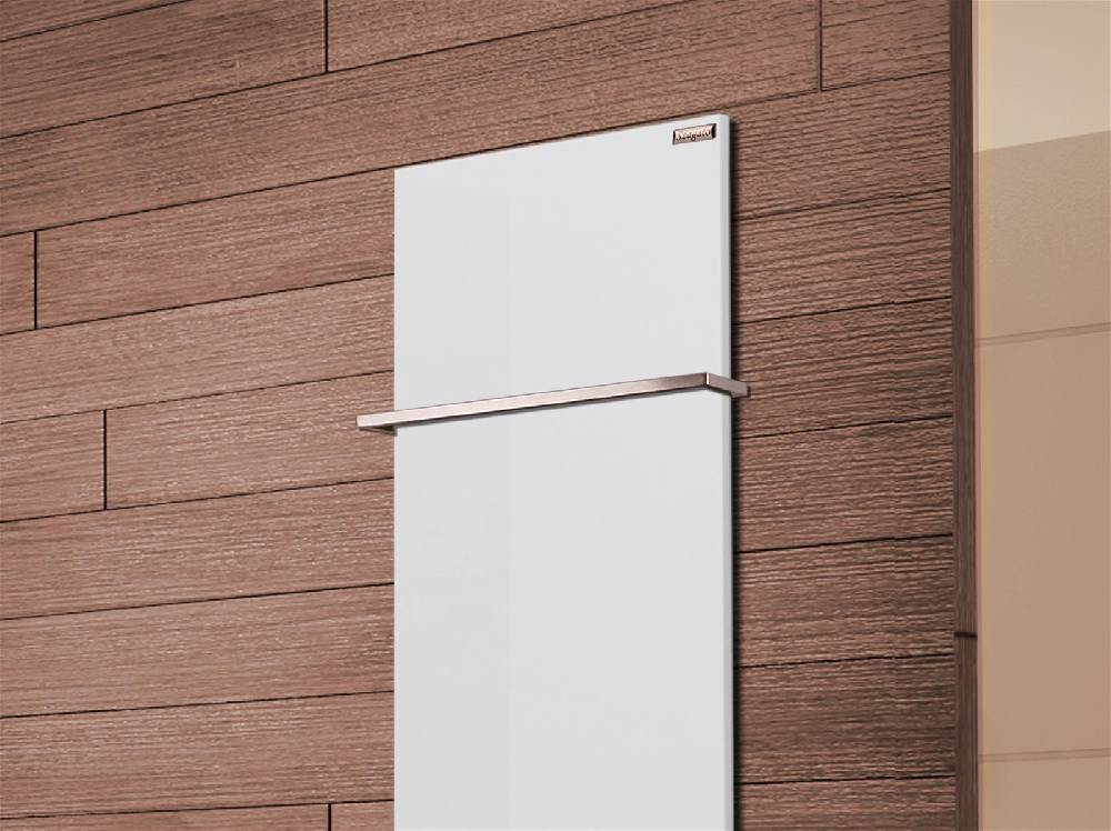 Szagato BADHEIZKÖRPER Design Mirror Steel 2 120x47cm 799 Watt weiß +1 Halter 15mm SZAGATO Designheizkörper Handtuchheizkörper Mittelanschluss Handtuchwärmer Cyber Monday