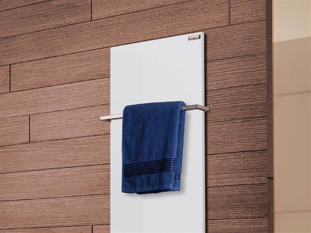Szagato BADHEIZKÖRPER Design Mirror Steel 2 120x47cm 799 Watt weiß +1 Halter 15mm SZAGATO Designheizkörper Handtuchheizkörper Mittelanschluss Handtuchwärmer Cyber Monday