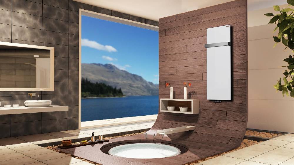 Szagato BADHEIZKÖRPER Design Mirror Steel 2 120x47cm 799 Watt weiß +1 Halter 50mm SZAGATO Designheizkörper Handtuchheizkörper Mittelanschluss Handtuchwärmer Weihnachtsangebot
