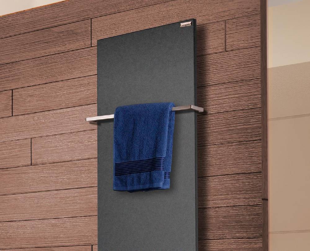Szagato BADHEIZKÖRPER Design Mirror Steel 3 180x47cm 1118 Watt anthrazit - moonstone (+1 Halter 15mm) SZAGATO Designheizkörper Mittelanschluss Handtuchwärmer Muttertagsangebot