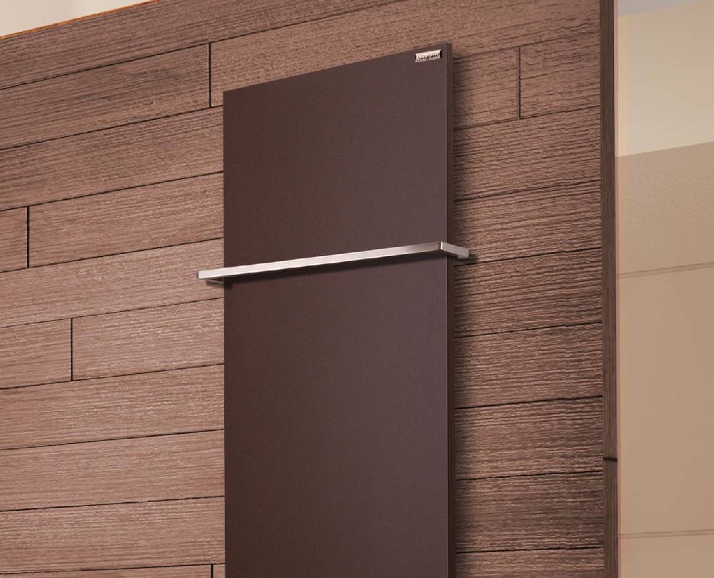 Szagato BADHEIZKÖRPER Design Mirror Steel 3 180x47cm 1118 Watt braun (+1 Halter 15mm) SZAGATO Designheizkörper Handtuchheizkörper mit Mittelanschluss Exklusive Angebote
