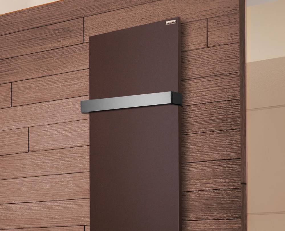 Szagato BADHEIZKÖRPER Design Mirror Steel 3 180x47cm 1118 Watt braun (+1 Halter 50mm) SZAGATO Designheizkörper Handtuchheizkörper mit Mittelanschluss Blitzangebot