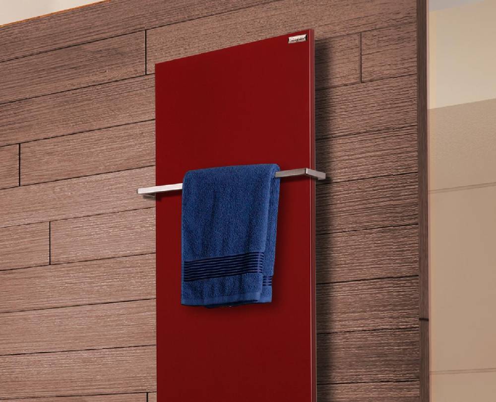 Szagato BADHEIZKÖRPER Design Mirror Steel 3 180x47cm 1118 Watt rot (+1 Halter 15mm) SZAGATO Designheizkörper Handtuchheizkörper mit Mittelanschluss Saisonale Angebote