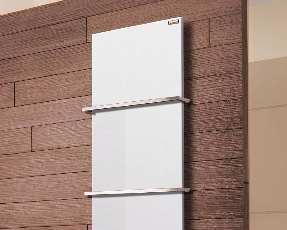 Szagato BADHEIZKÖRPER Design Mirror Steel 3 180x47cm 1118 Watt weiß (+2 Halter 15mm) SZAGATO Designheizkörper Handtuchheizkörper mit Mittelanschluss Letzte 3 Tage
