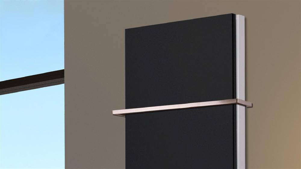Szagato BADHEIZKÖRPER Design Mirror Steel 5 120x47cm 1458 Watt schwarz (+1 Halter 15mm) SZAGATO Designheizkörper Handtuchheizkörper mit Mittelanschluss Super Rabatt