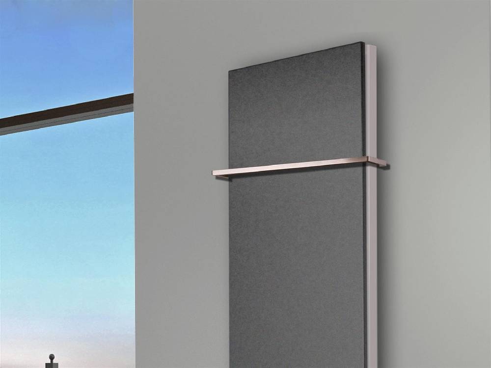 Szagato BADHEIZKÖRPER Design Mirror Steel 6 180x47cm 1964 Watt anthrazit - moonstone (+1 Halter 15mm) SZAGATO Designheizkörper Mittelanschluss Handtuchwärmer Begrenzt auf 3 Tage