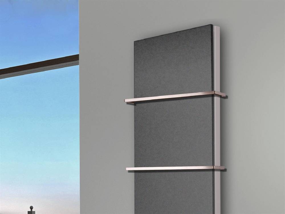 Szagato BADHEIZKÖRPER Design Mirror Steel 6 180x47cm 1964 Watt anthrazit - moonstone (+2 Halter 15mm) SZAGATO Designheizkörper Mittelanschluss Handtuchwärmer Black Friday Preise