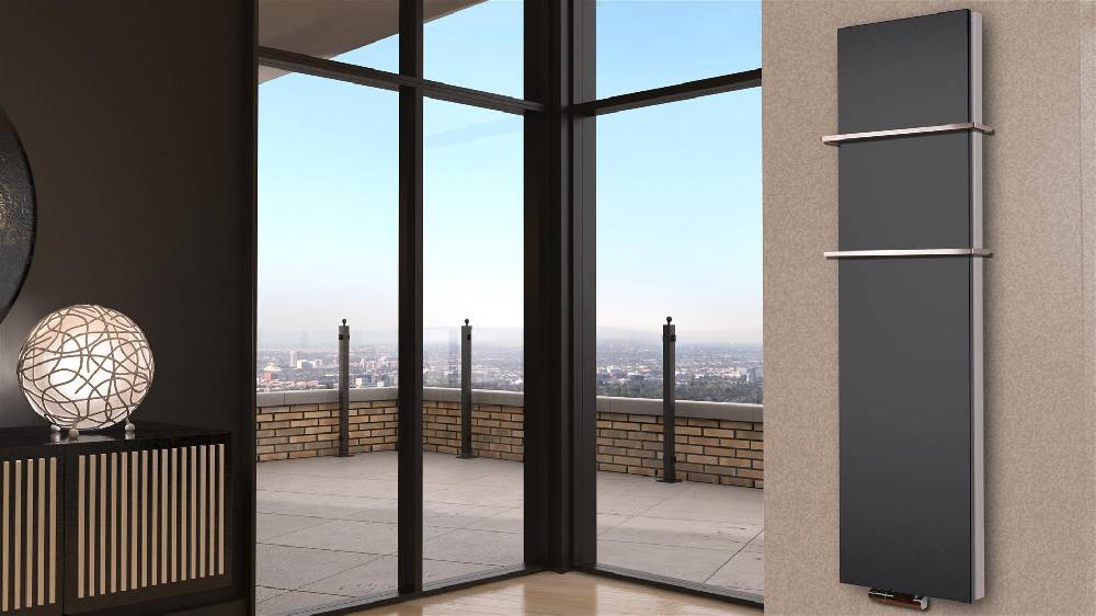 Szagato BADHEIZKÖRPER Design Mirror Steel 6 180x47cm 1964 Watt anthrazit (+2 Halter 15mm) SZAGATO Designheizkörper Handtuchheizkörper mit Mittelanschluss Rabatte dieses Monats