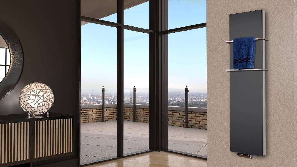 Szagato BADHEIZKÖRPER Design Mirror Steel 6 180x47cm 1964 Watt anthrazit (+2 Halter 15mm) SZAGATO Designheizkörper Handtuchheizkörper mit Mittelanschluss Rabatte dieses Monats