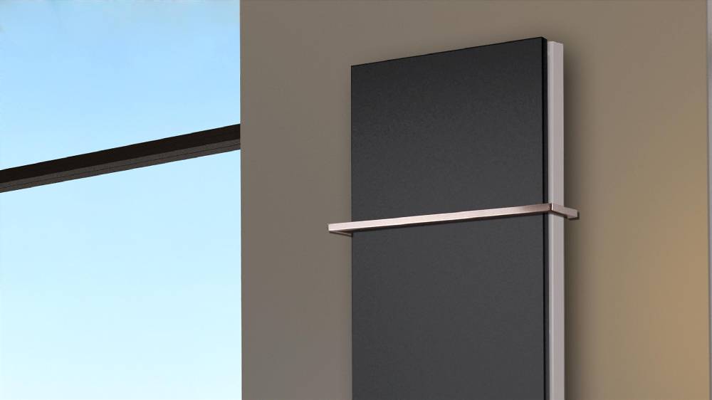Szagato BADHEIZKÖRPER Design Mirror Steel 6 180x47cm 1964 Watt schwarz (+1 Halter 15mm) SZAGATO Designheizkörper Handtuchheizkörper mit Mittelanschluss Angebote