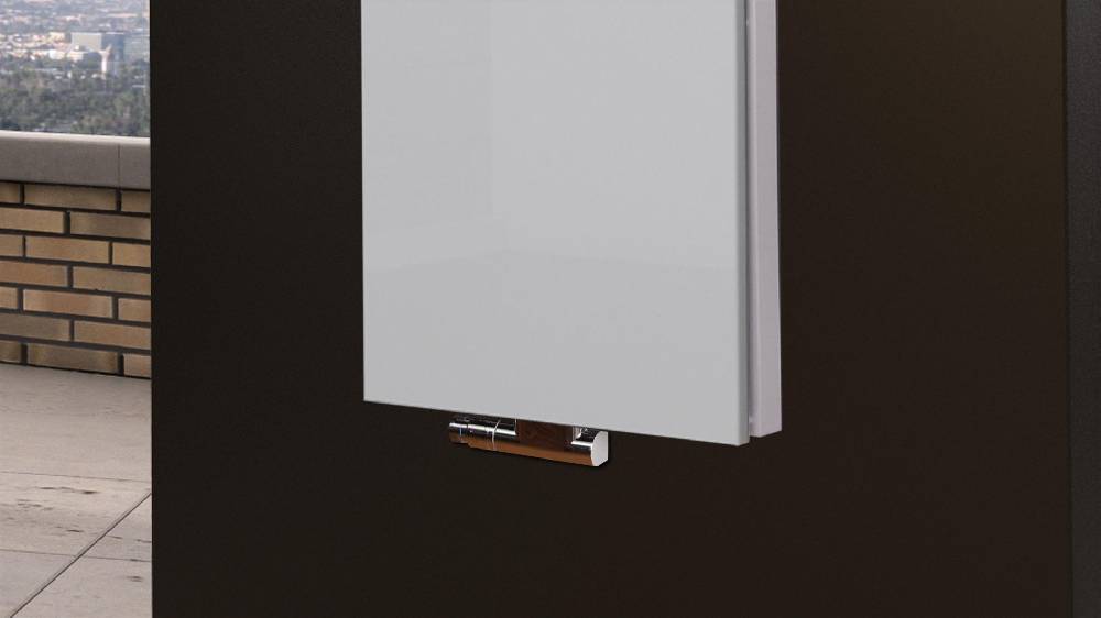 Szagato BADHEIZKÖRPER Design Mirror Steel 6 180x47cm 1964 Watt weiß +1 Halter 50mm SZAGATO Designheizkörper Handtuchheizkörper Mittelanschluss Handtuchwärmer Fabrikverkauf
