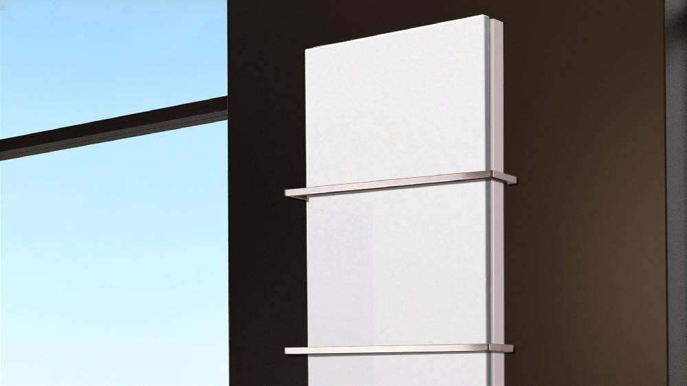 Szagato BADHEIZKÖRPER Design Mirror Steel 6 180x47cm 1964 Watt weiß +2 Halter 15mm SZAGATO Designheizkörper Handtuchheizkörper Mittelanschluss Handtuchwärmer Meist gekauft