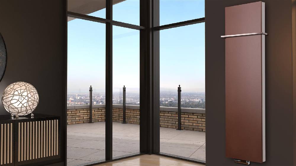 Szagato BADHEIZKÖRPER Design Mirror Steel 6 180x47cm 1964Watt braun +1 Halter 15mm SZAGATO Designheizkörper Handtuchheizkörper Mittelanschluss Handtuchwärmer Limitierter Zeitrabatt