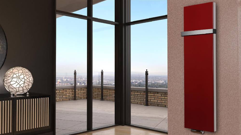 Szagato BADHEIZKÖRPER Design Mirror Steel 6 180x47cm 1964Watt rot (+1 Halter 50mm) SZAGATO Designheizkörper Handtuchheizkörper Mittelanschluss Handtuchwärmer Günstig kaufen