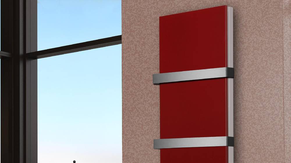 Szagato BADHEIZKÖRPER Design Mirror Steel 6 180x47cm 1964Watt rot (+2 Halter 50mm) SZAGATO Designheizkörper Handtuchheizkörper Mittelanschluss Handtuchwärmer Großer Ausverkauf