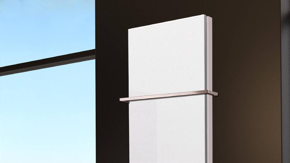Szagato BADHEIZKÖRPER Design Mirror Steel 6 180x47cm 1964Watt weiß +1 Halter 15mm SZAGATO Designheizkörper Handtuchheizkörper Mittelanschluss Handtuchwärmer Flash Sale