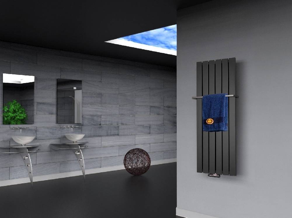 Szagato BADHEIZKÖRPER Design Peking 2 120x47cm 799 Watt anthrazit - moonstone (+1 Halter 15mm) SZAGATO Handtuchheizkörper mit Mittelanschluss Handtuchwärmer Bis zu 60% Rabatt