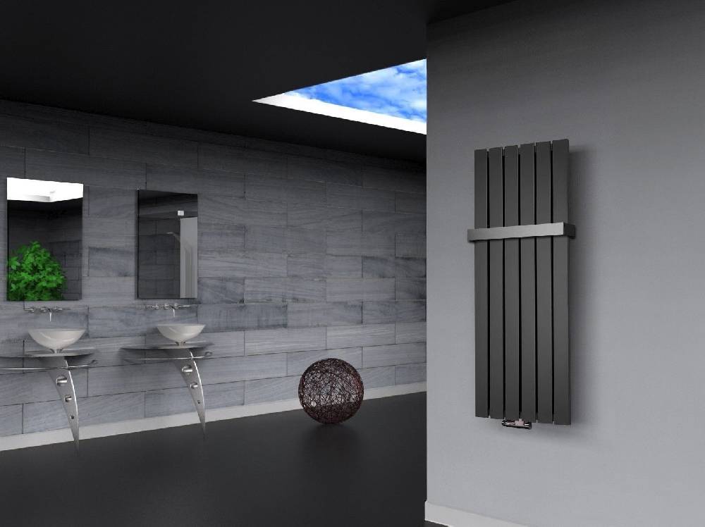 Szagato BADHEIZKÖRPER Design Peking 2 120x47cm 799 Watt anthrazit - moonstone (+1 Halter 50mm) SZAGATO Handtuchheizkörper mit Mittelanschluss Handtuchwärmer Bis zu 65% Rabatt