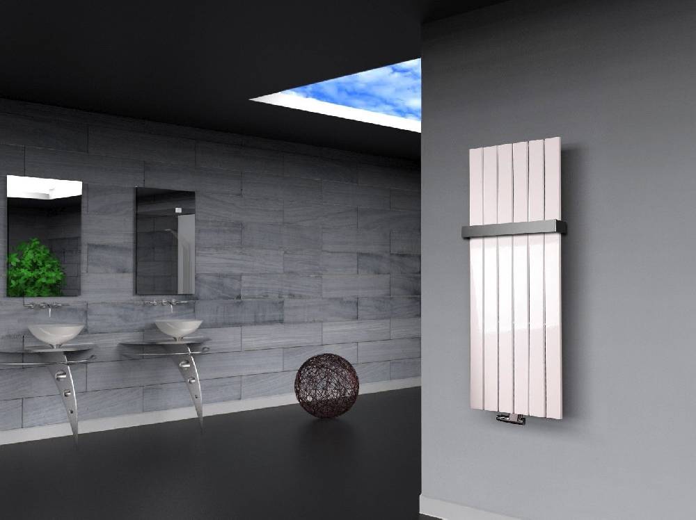 Szagato BADHEIZKÖRPER Design Peking 2 120x47cm 799 Watt weiß (+1 Halter 50mm) SZAGATO Paneelheizkörper Handtuchheizkörper mit Mittelanschluss Handtuchwärmer Nur noch ein Tag übrig