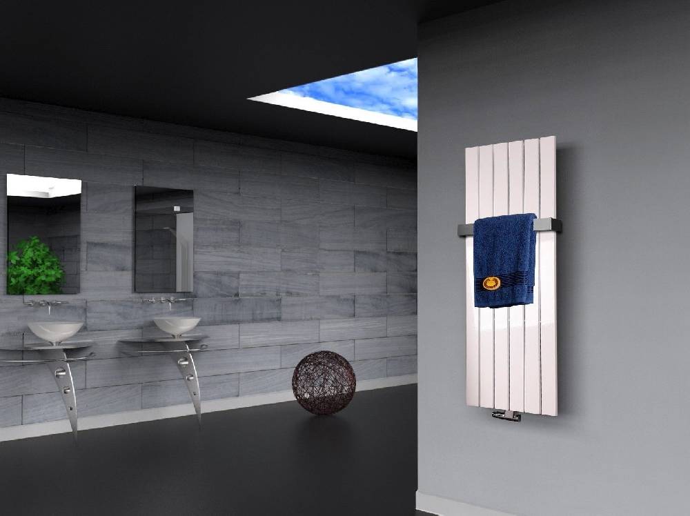 Szagato BADHEIZKÖRPER Design Peking 2 120x47cm 799 Watt weiß (+1 Halter 50mm) SZAGATO Paneelheizkörper Handtuchheizkörper mit Mittelanschluss Handtuchwärmer Nur noch ein Tag übrig