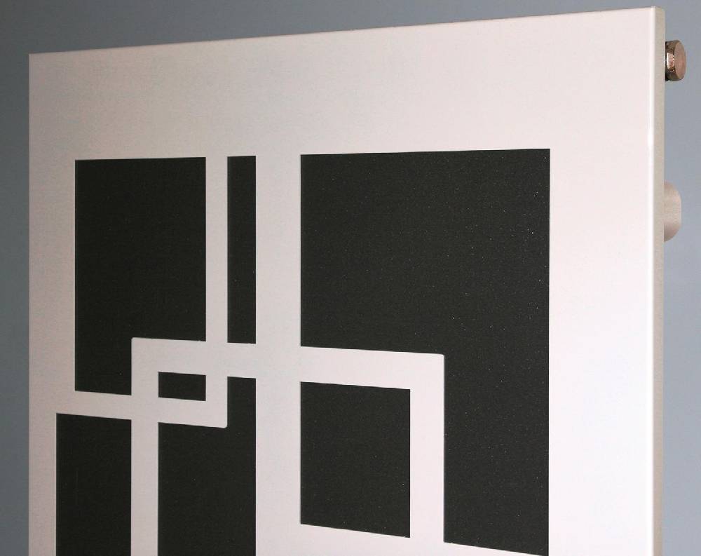 Szagato BADHEIZKÖRPER Design Quadrat 2 120x47cm 799 Watt weiß SZAGATO Designheizkörper Handtuchheizkörper mit Mittelanschluss Handtuchwärmer Valentinstagsangebot