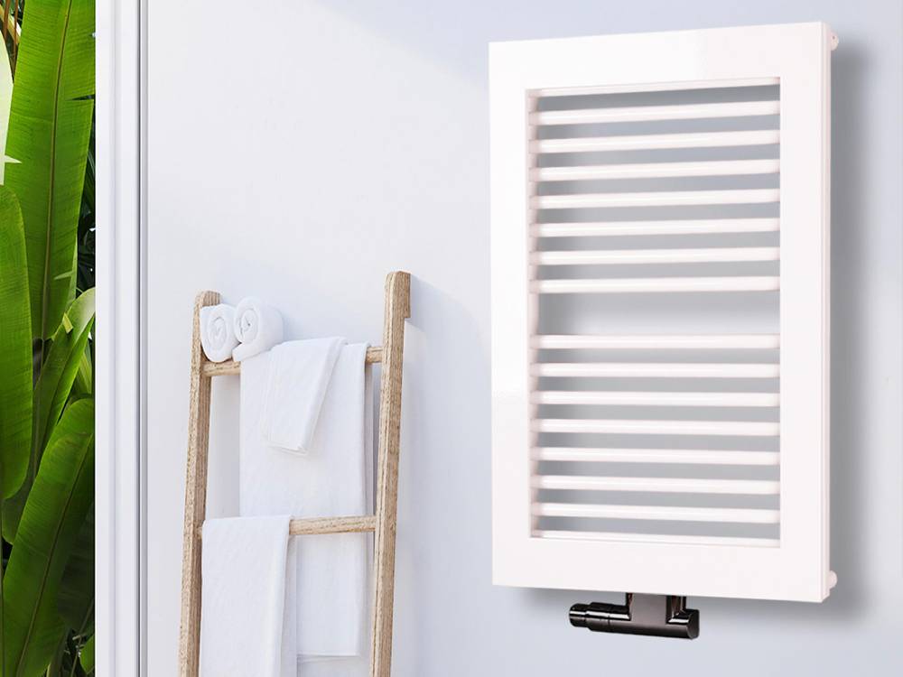 Szagato BADHEIZKÖRPER Design Window 1 77x60cm 590 Watt weiß SZAGATO Designheizkörper Handtuchheizkörper mit Mittelanschluss Handtuchwärmer Super Sparpreis