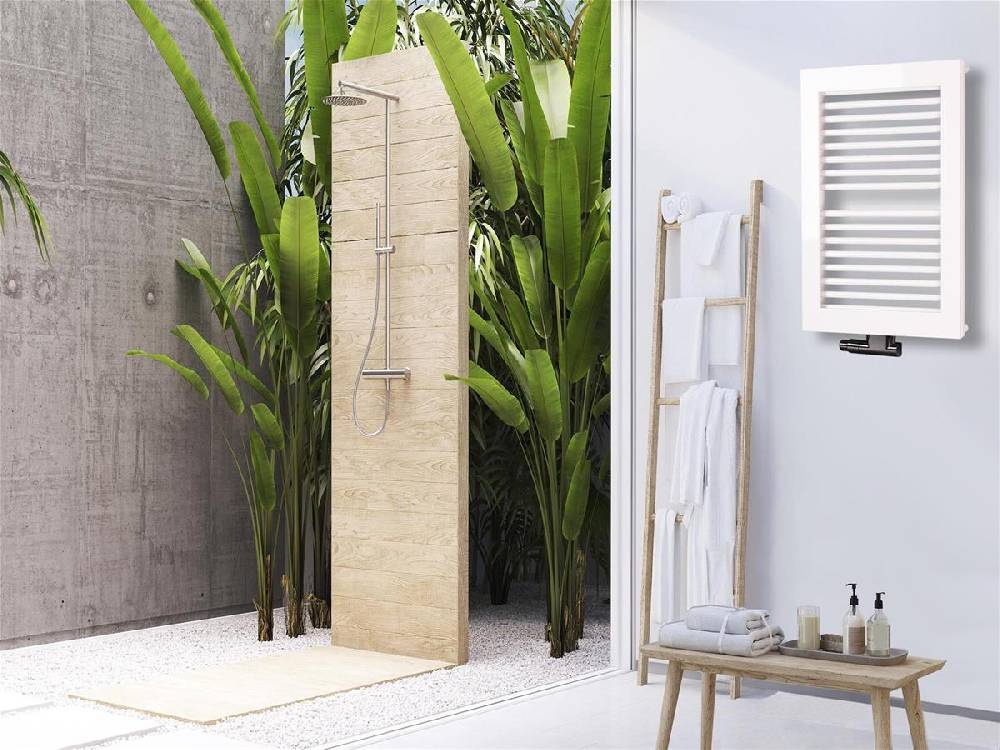 Szagato BADHEIZKÖRPER Design Window 1 77x60cm 590 Watt weiß SZAGATO Designheizkörper Handtuchheizkörper mit Mittelanschluss Handtuchwärmer Super Sparpreis