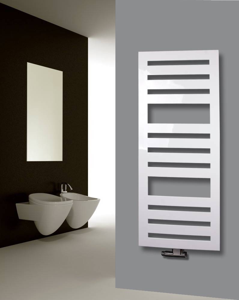 Szagato BADHEIZKÖRPER Design Zebra 2 144x60cm 911 Watt weiß SZAGATO Designheizkörper Handtuchheizkörper mit Mittelanschluss Handtuchwärmer Neueste Stile