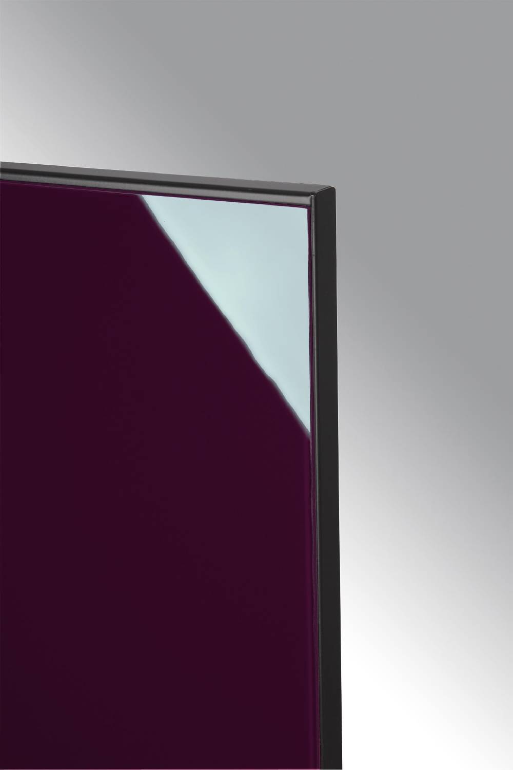 Szagato Badheizkörper mit Glas Design Montevideo 2 Glasfront 120x47cm 799 Watt violett SZAGATO Design Handtuchheizkörper mit Mittelanschluss Handtuchwärmer Günstiger Verkauf
