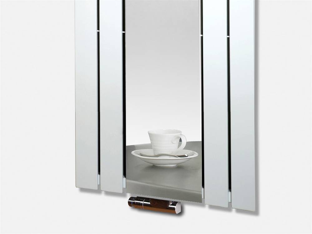 Szagato BADHEIZKÖRPER mit Spiegel Design Shanghai 3 180 x 55cm 819 Watt weiß SZAGATO Designheizkörper Handtuchheizkörper mit Mittelanschluss Handtuchwärmer Flash Sale