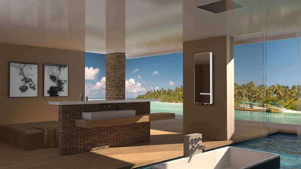 Szagato BADHEIZKÖRPER mit Spiegel Montevideo 5 120x47cm 1458 Watt Spiegel SZAGATO Designheizkörper Handtuchheizkörper mit Mittelanschluss Handtuchwärmer Bis zu 50% Rabatt