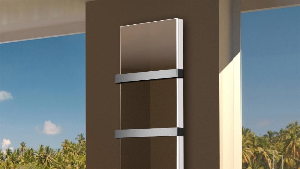 Szagato BADHEIZKÖRPER Spiegel Montevideo 6 180x47cm 1964 Watt Spiegel +2 Halter 50mm SZAGATO Designheizkörper Handtuchheizkörper mit Mittelanschluss Bis zu 55% Rabatt