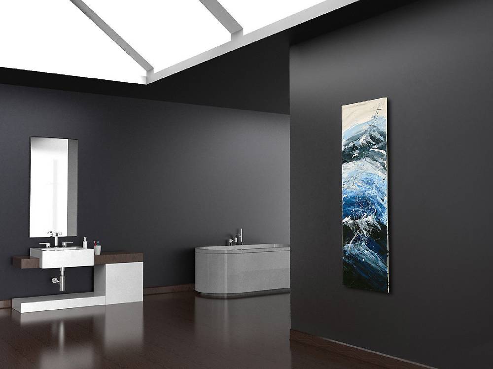 Szagato BADHEIZKÖRPER Vernissage Design 13 180x47cm 1118 Watt Acryl SZAGATO Designheizkörper Handtuchheizkörper mit Mittelanschluss Handtuchwärmer Nur noch ein Tag übrig