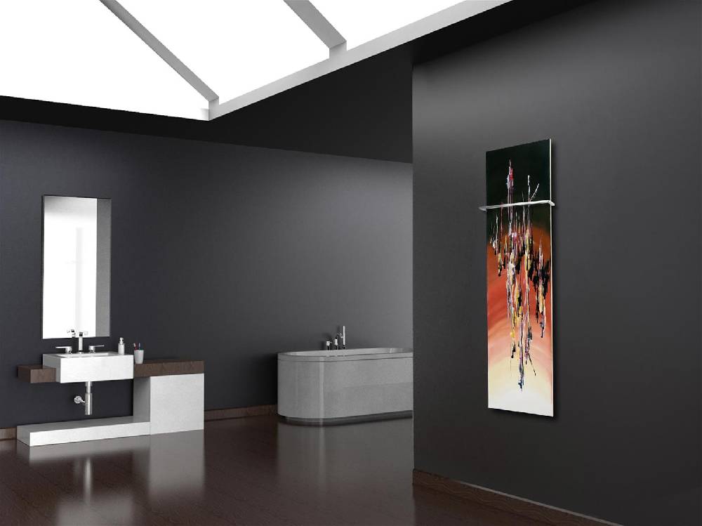 Szagato BADHEIZKÖRPER Vernissage Design 16 180x47cm 1118 Watt Acryl (+1 Halter 15mm) SZAGATO Designheizkörper Handtuchheizkörper mit Mittelanschluss Super Rabatt