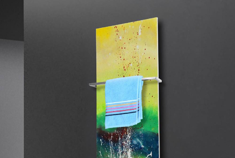 Szagato BADHEIZKÖRPER Vernissage Design 23 180x47cm 1118 Watt Acryl (+1 Halter 15mm) SZAGATO Designheizkörper Handtuchheizkörper mit Mittelanschluss 50% Rabatt mit kostenlosem Versand