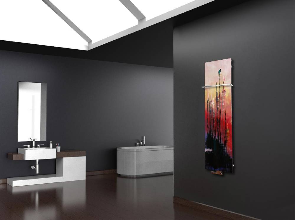 Szagato BADHEIZKÖRPER Vernissage Design 29 180x47cm 1118 Watt Acryl (+1 Halter 15mm) SZAGATO Designheizkörper Handtuchheizkörper mit Mittelanschluss Begrenzt auf 3 Tage