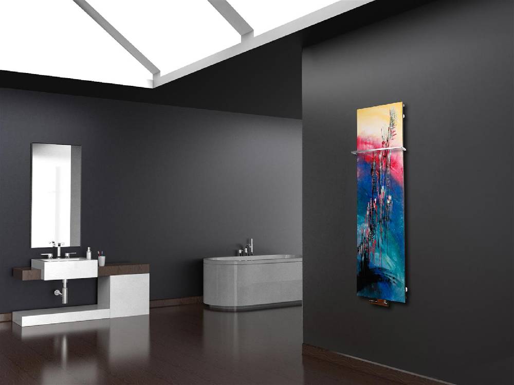 Szagato BADHEIZKÖRPER Vernissage Design 30 180x47cm 1118 Watt Acryl (+1 Halter 15mm) SZAGATO Designheizkörper Handtuchheizkörper mit Mittelanschluss Speichern exportieren