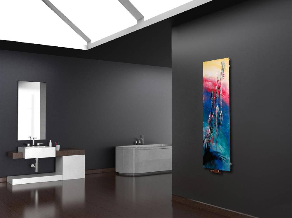 Szagato BADHEIZKÖRPER Vernissage Design 30 180x47cm 1118 Watt Acryl SZAGATO Designheizkörper Handtuchheizkörper mit Mittelanschluss Handtuchwärmer Black Friday Preise