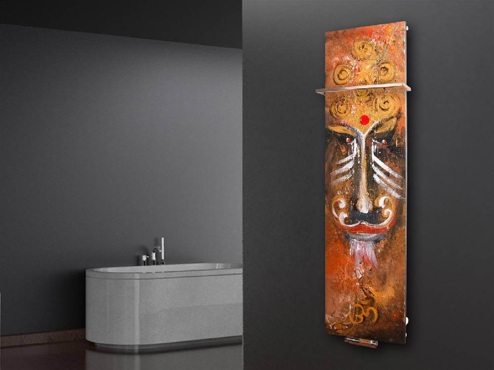 Szagato BADHEIZKÖRPER Vernissage Design 31 180x47cm 1118 Watt Acryl (+1 Halter 15mm) SZAGATO Designheizkörper Handtuchheizkörper mit Mittelanschluss Im Verkauf