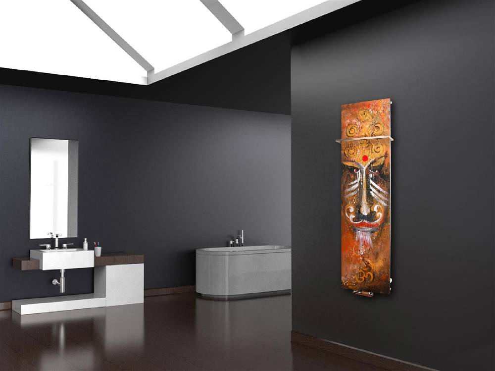 Szagato BADHEIZKÖRPER Vernissage Design 31 180x47cm 1118 Watt Acryl (+1 Halter 15mm) SZAGATO Designheizkörper Handtuchheizkörper mit Mittelanschluss Im Verkauf