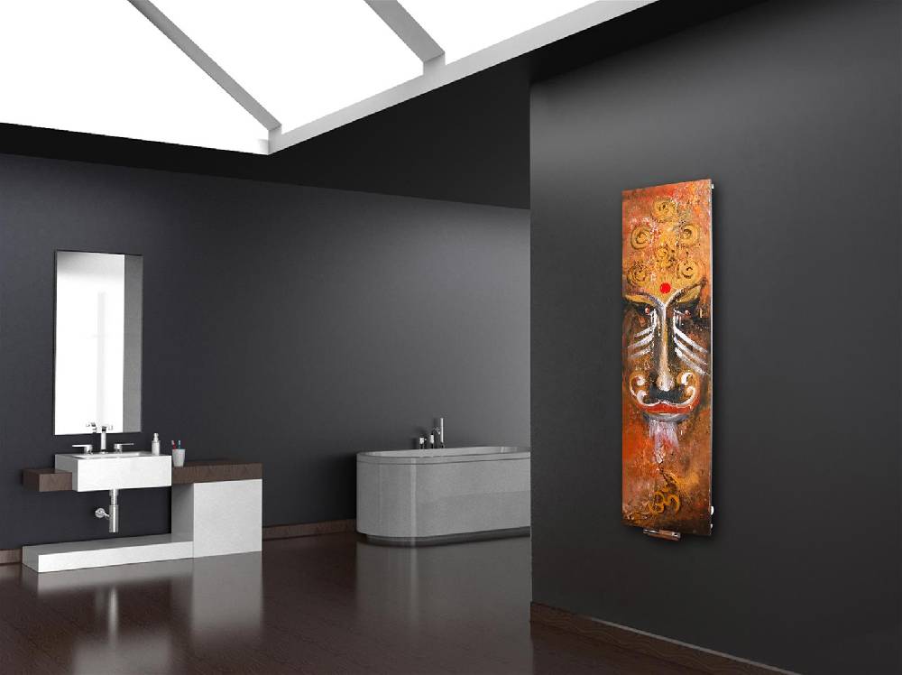 Szagato BADHEIZKÖRPER Vernissage Design 31 180x47cm 1118 Watt Acryl SZAGATO Designheizkörper Handtuchheizkörper mit Mittelanschluss Handtuchwärmer zollfrei