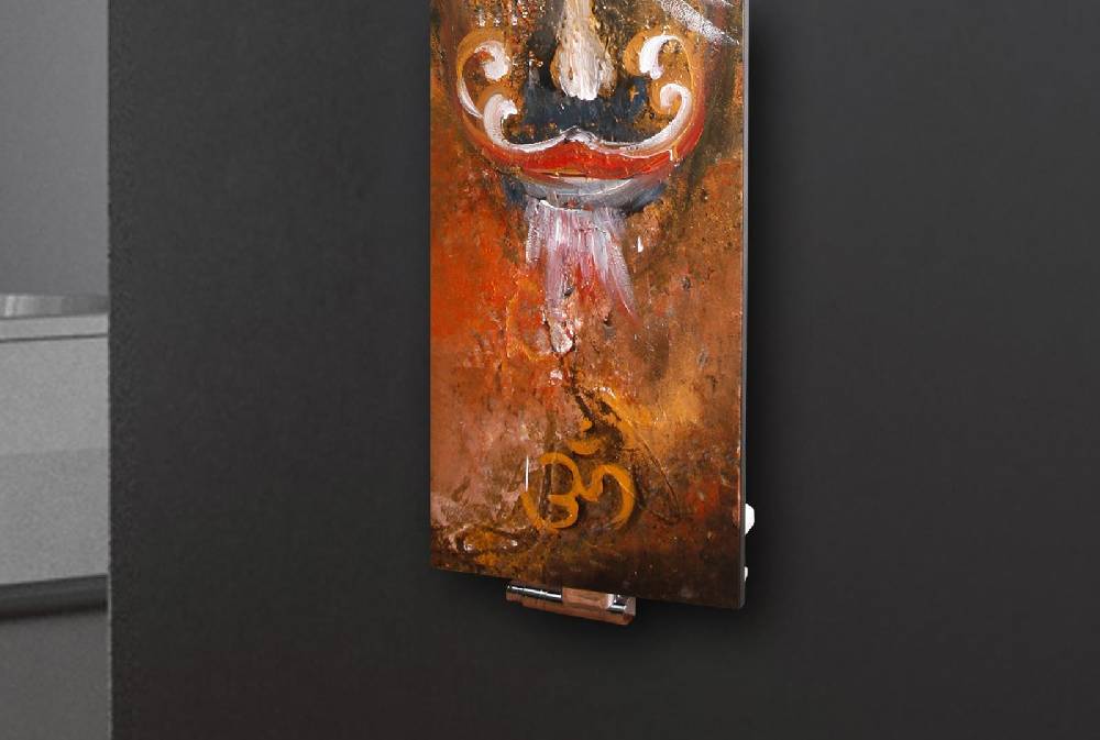 Szagato BADHEIZKÖRPER Vernissage Design 31 180x47cm 1118 Watt Acryl SZAGATO Designheizkörper Handtuchheizkörper mit Mittelanschluss Handtuchwärmer zollfrei