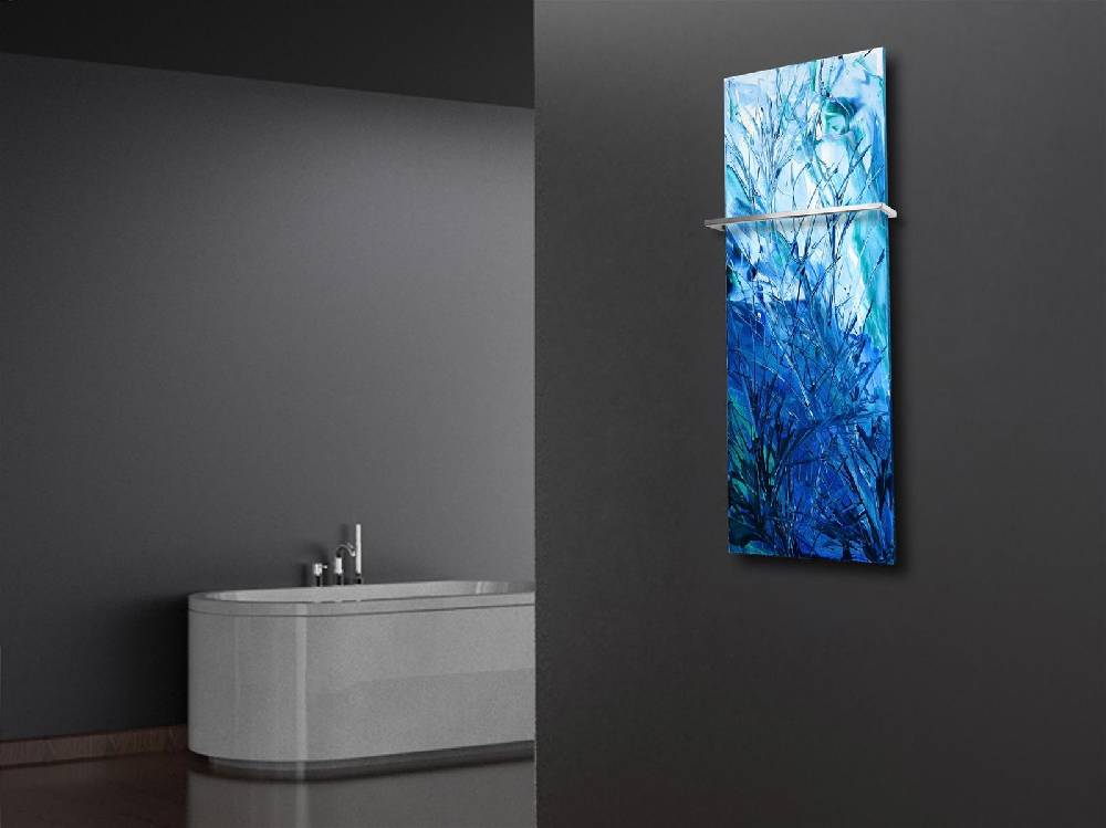 Szagato BADHEIZKÖRPER Vernissage Design 52 120x47cm 799 Watt Acryl (+1 Halter 15mm) SZAGATO Designheizkörper Handtuchheizkörpertelanschluss Handtuchwärmer Outlet