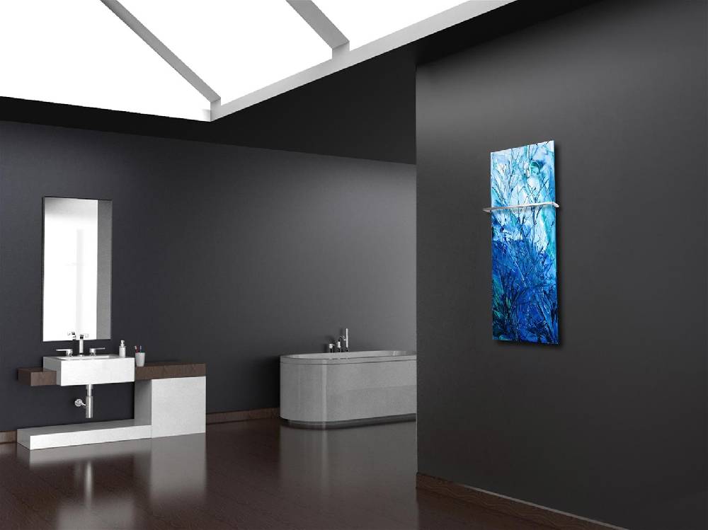Szagato BADHEIZKÖRPER Vernissage Design 52 120x47cm 799 Watt Acryl (+1 Halter 15mm) SZAGATO Designheizkörper Handtuchheizkörpertelanschluss Handtuchwärmer Outlet