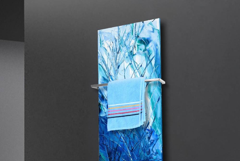 Szagato BADHEIZKÖRPER Vernissage Design 52 120x47cm 799 Watt Acryl (+1 Halter 15mm) SZAGATO Designheizkörper Handtuchheizkörpertelanschluss Handtuchwärmer Outlet