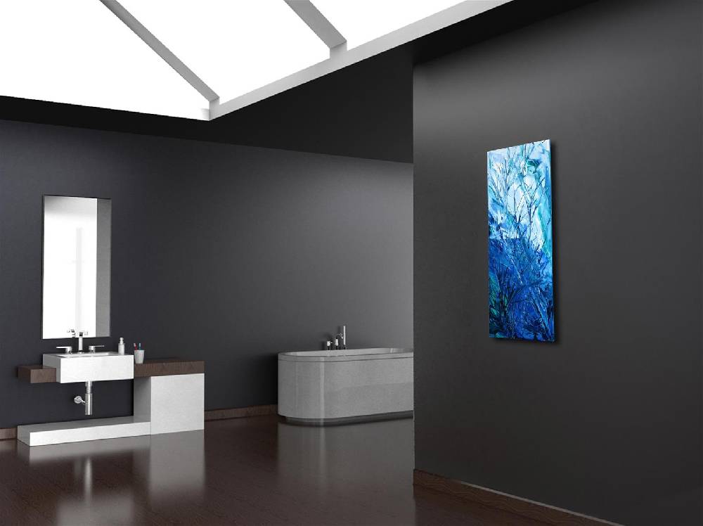 Szagato BADHEIZKÖRPER Vernissage Design 52 120x47cm 799 Watt Acryl SZAGATO Designheizkörper Handtuchheizkörper mit Mittelanschluss Handtuchwärmer Auslauf
