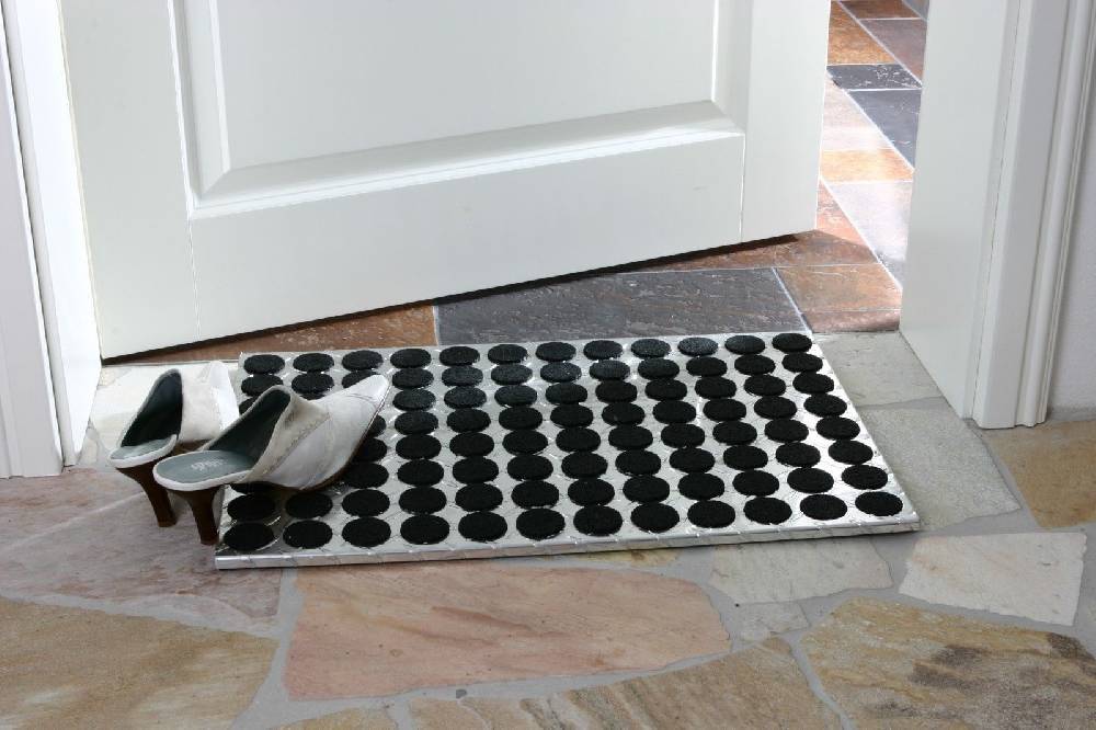 Szagato Fußmatte ALUMINIUM SZAGATO 60x40cm eckig glänzend SZAGATO Made in Germany Fussmatte Alu Fussmatte außen Schuhabstreifer Fussabtreter Rabatt