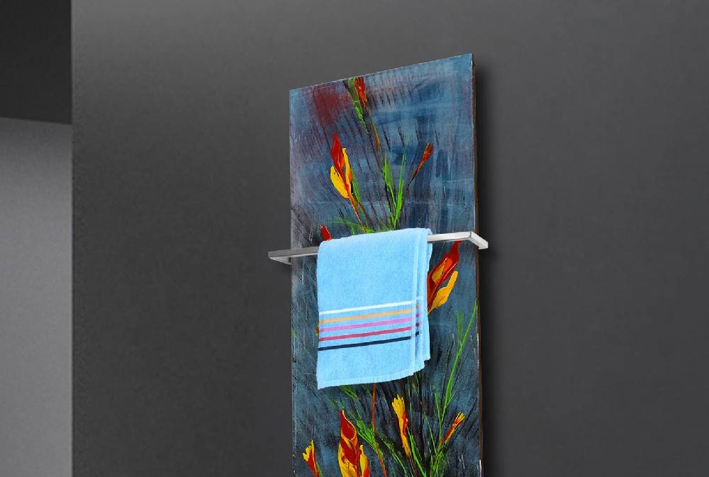 Szagato BADHEIZKÖRPER Vernissage Design 54 120x47cm 799 Watt Acryl (+1 Halter 15mm) SZAGATO Designheizkörper Handtuchheizkörpertelanschluss Handtuchwärmer Black Friday