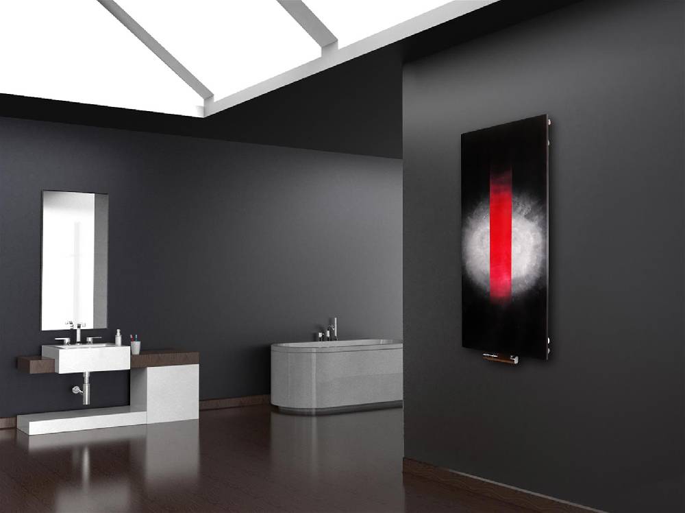 Szagato BADHEIZKÖRPER Vernissage Design 59 120x47cm 799 Watt Acryl SZAGATO Designheizkörper Handtuchheizkörper mit Mittelanschluss Handtuchwärmer Heißer Verkauf