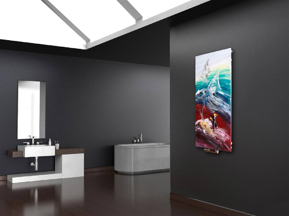 Szagato BADHEIZKÖRPER Vernissage Design 60 120x47cm 799 Watt Acryl SZAGATO Designheizkörper Handtuchheizkörper mit Mittelanschluss Handtuchwärmer Neueste Mode